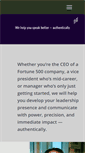 Mobile Screenshot of executivespeaking.net